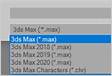 Quais formatos de arquivo o 3ds Max importa e exporta